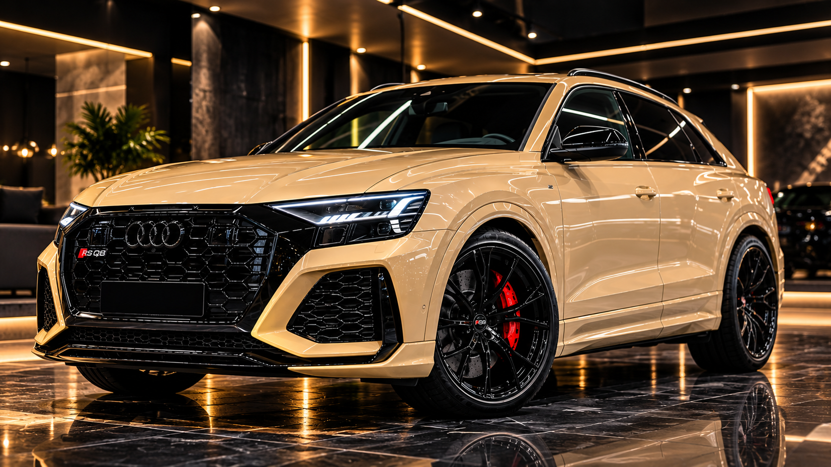 Audi RS Q8 · Sakhirgold Metallic